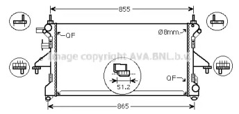 Теплообменник AVA QUALITY COOLING FT2453