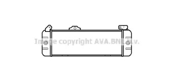 масляный радиатор, двигательное масло AVA QUALITY COOLING FT3002