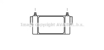 масляный радиатор, двигательное масло AVA QUALITY COOLING FT3116