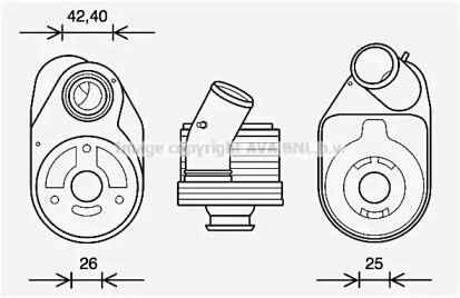 Теплообменник AVA QUALITY COOLING FT3610