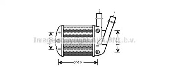 Теплообменник AVA QUALITY COOLING FT4340