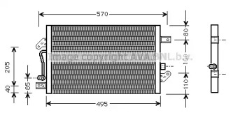 Конденсатор, кондиционер AVA QUALITY COOLING FT5241