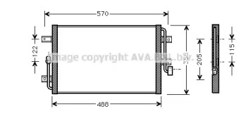 Конденсатор AVA QUALITY COOLING FT5245