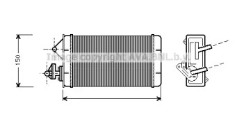 Теплообменник AVA QUALITY COOLING FT6087