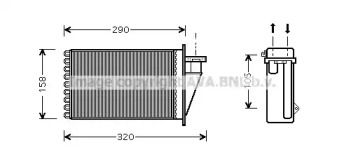 Теплообменник AVA QUALITY COOLING FT6266