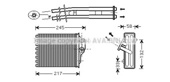 Теплообменник AVA QUALITY COOLING FT6350