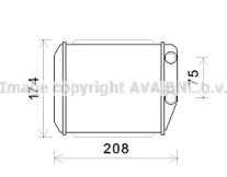 Теплообменник AVA QUALITY COOLING FT6416