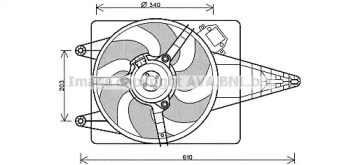 Вентилятор AVA QUALITY COOLING FT7546