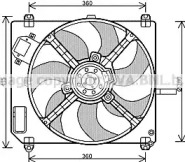 Вентилятор AVA QUALITY COOLING FT7551