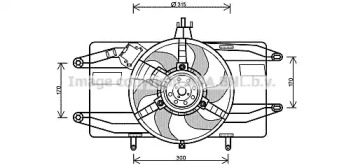 Вентилятор AVA QUALITY COOLING FT7556