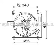 Вентилятор AVA QUALITY COOLING FT7572