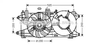 Вентилятор AVA QUALITY COOLING FT7573