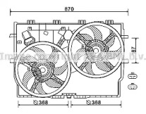 Вентилятор AVA QUALITY COOLING FT7586