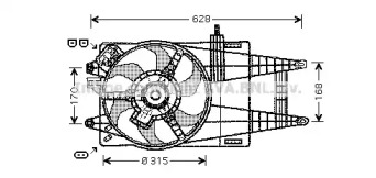 Вентилятор AVA QUALITY COOLING FT7592