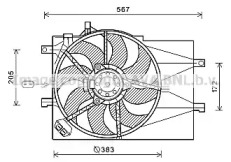 Вентилятор AVA QUALITY COOLING FT7598