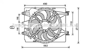 Вентилятор AVA QUALITY COOLING FT7599