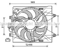 Вентилятор AVA QUALITY COOLING FT7605