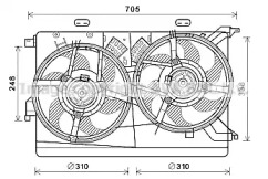 Вентилятор AVA QUALITY COOLING FT7607