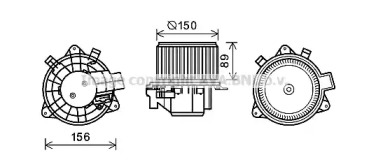 Электродвигатель, вентиляция салона AVA QUALITY COOLING FT8417