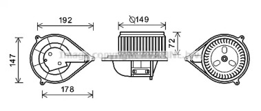 Электродвигатель AVA QUALITY COOLING FT8427