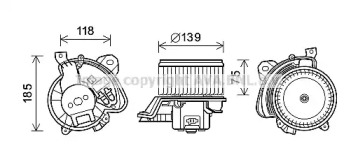 Электродвигатель AVA QUALITY COOLING FT8433