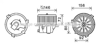 Электродвигатель AVA QUALITY COOLING FT8436