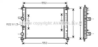 Теплообменник AVA QUALITY COOLING FTA2182