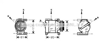 Компрессор AVA QUALITY COOLING FTAK090