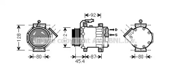 Компрессор AVA QUALITY COOLING FTAK366