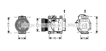 Компрессор AVA QUALITY COOLING FTK036