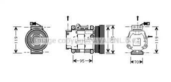 Компрессор AVA QUALITY COOLING FTK041