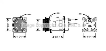 Компрессор AVA QUALITY COOLING FTK064