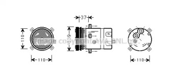 Компрессор AVA QUALITY COOLING FTK198