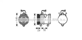 Компрессор AVA QUALITY COOLING FTK367