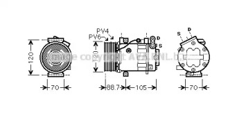 Компрессор AVA QUALITY COOLING FTK369