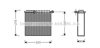 Испаритель, кондиционер AVA QUALITY COOLING FTV104