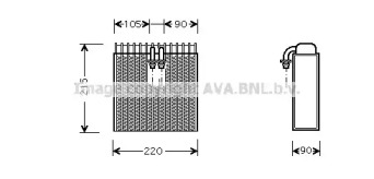 Испаритель AVA QUALITY COOLING FTV257