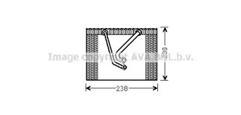 Испаритель, кондиционер AVA QUALITY COOLING FTV377