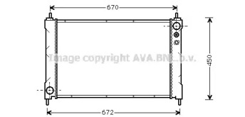 Теплообменник AVA QUALITY COOLING HD2036