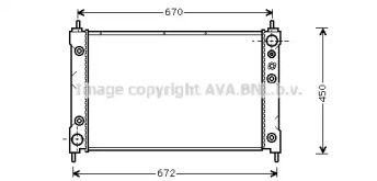 Теплообменник AVA QUALITY COOLING HD2037