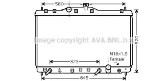 Теплообменник AVA QUALITY COOLING HD2173