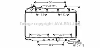 Теплообменник AVA QUALITY COOLING HD2188