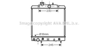 Теплообменник AVA QUALITY COOLING HD2194