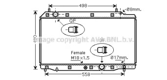 Теплообменник AVA QUALITY COOLING HD2215