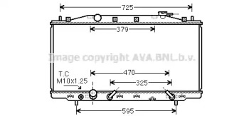 Теплообменник AVA QUALITY COOLING HD2224