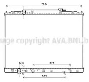 Теплообменник AVA QUALITY COOLING HD2267