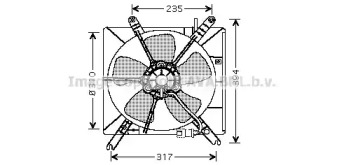 Вентилятор AVA QUALITY COOLING HD7503