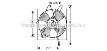 Вентилятор AVA QUALITY COOLING HD7532