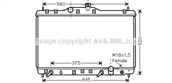 Теплообменник AVA QUALITY COOLING HDA2173