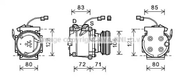 Компрессор AVA QUALITY COOLING HDAK246